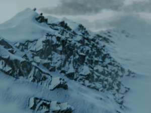 frosty mountains Modèle 3D