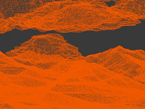 frosty mountains 3D Model