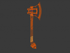 hunter axe 3d 3D Model