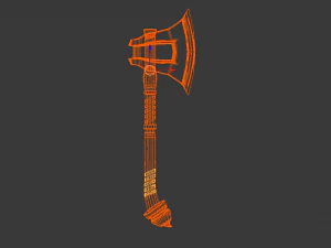 hunter axe 3d 3D Model
