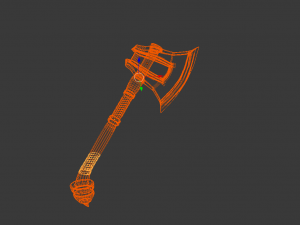 hunter axe 3d 3D Model