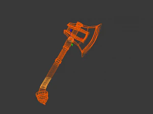 hunter axe 3d 3D Model