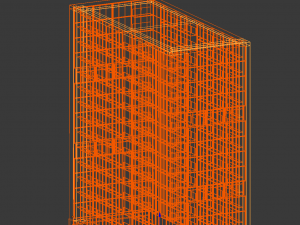 highrise building Modello 3D