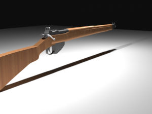 ww2 rifle Modelo 3D