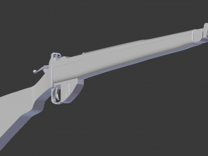 ww2 rifle Modelo 3D