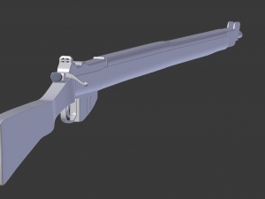 ww2 rifle Modelo 3D