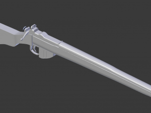 ww2 rifle Modelo 3D