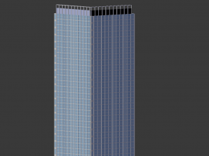 highrise building 2 3Dモデル