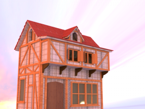 medieval house 3D Модель