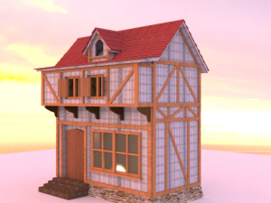 medieval house 3D Model