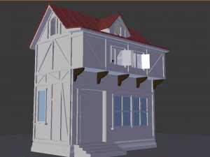 medieval house 3D Model