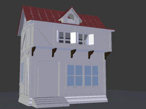 medieval house 3D Model