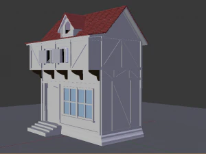 medieval house 3D Model
