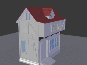 medieval house 3D Model