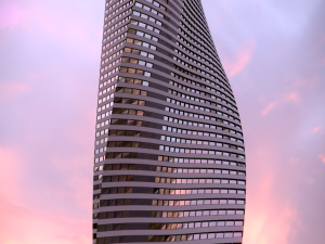 high rise building 3 3D Model