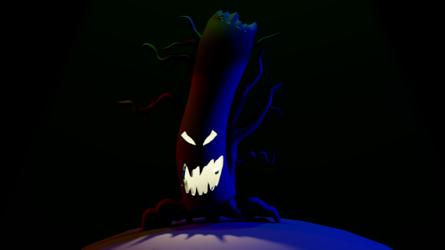 halloween tree 3D Model .c4d .max .obj .3ds .fbx .stl .blend 