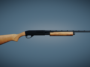 remington shotgun 3D Model
