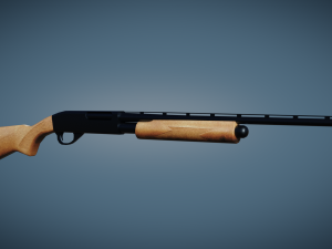 remington shotgun 3Dモデル