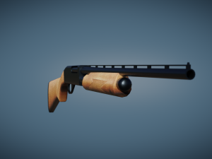 remington shotgun 3Dモデル