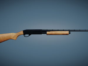 remington shotgun 3Dモデル