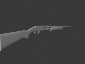 remington shotgun 3Dモデル