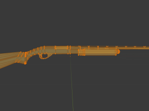remington shotgun 3Dモデル