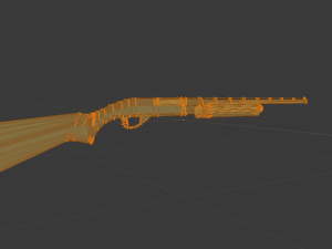 remington shotgun 3Dモデル