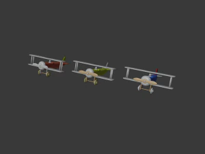 airplanes bundle 3D Model