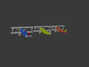 airplanes bundle 3D Model