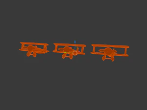 airplanes bundle 3D Model