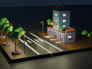 isometric house 3d Modello 3D