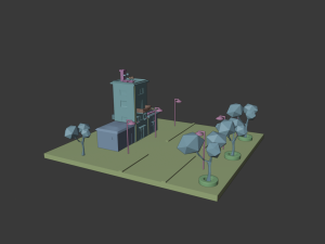 isometric house 3d Modello 3D