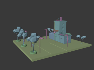 isometric house 3d Modello 3D