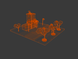 isometric house 3d Modello 3D