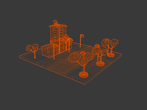 isometric house 3d 3D Model