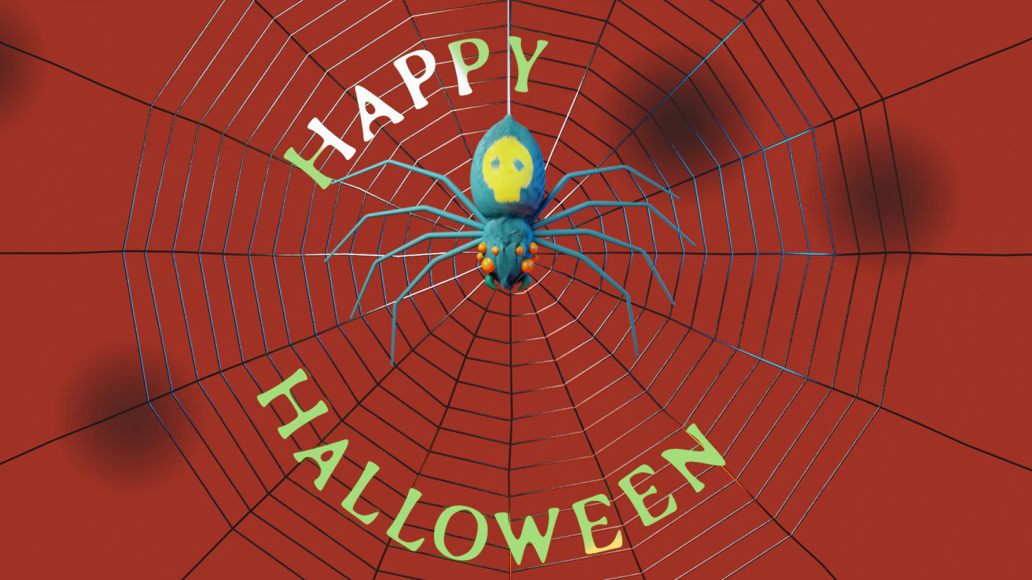 spooky spider 3D Model .c4d .max .obj .3ds .fbx .stl .blend 