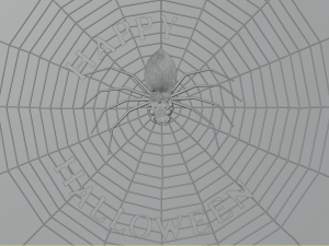spooky spider Modelo 3D