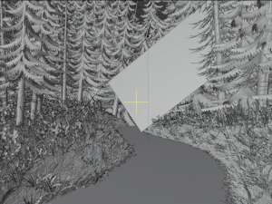 stylized forest 3d 3D Модель