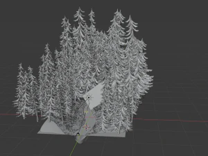 stylized forest 3d 3D Model