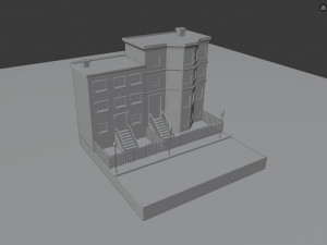 Isometric Building Modelo 3D
