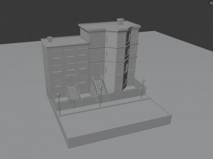 Isometric Building Modelo 3D