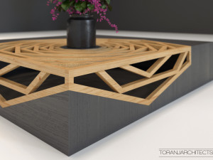 hanako coffee table 3D Modell