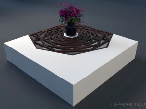 hanako coffee table 3D Model