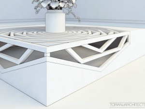 hanako coffee table 3D Modell