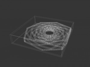 hanako coffee table 3D Modell