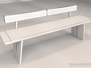 team7 bench 3D 模型