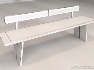 team7 bench 3D Model
