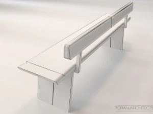 team7 bench 3D Model