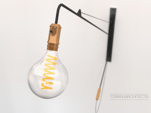 toranj wall lamp 02 Model 3D