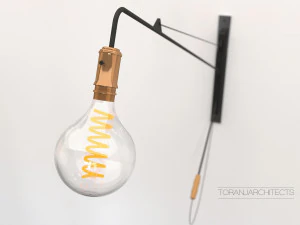 toranj wall lamp 02 3D Model
